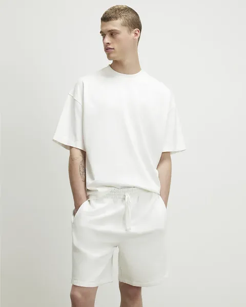 River Island Oversized Fit T-Shirt & Shorts Set