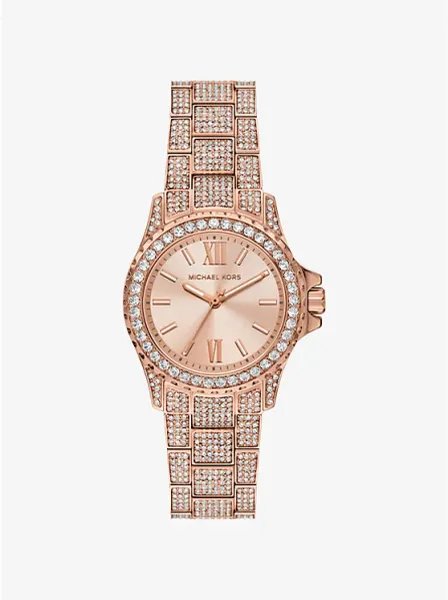 Mini Everest Pavé Rose Gold-Tone Watch