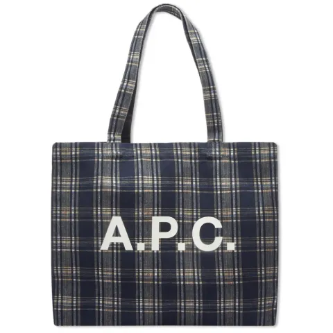A.P.C. Diane Check Tote Bag