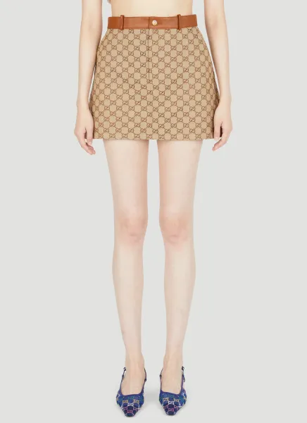 GG Canvas Skirt