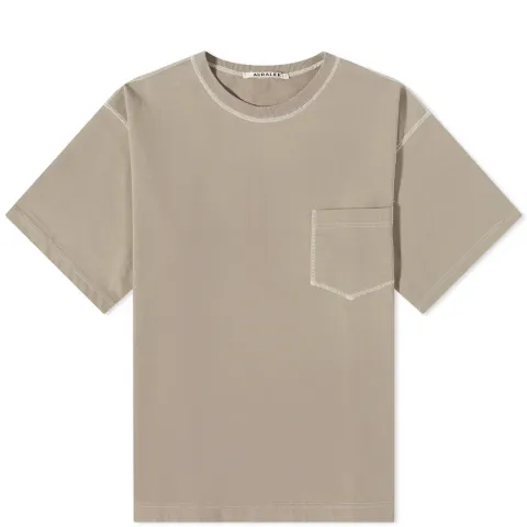 Contrast Stitch Heavy Relaxed T-Shirt