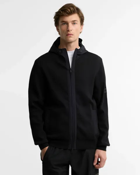 Inline Knitted Hoodie