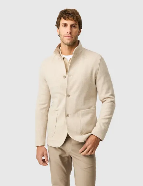 Rodd & Gunn Alfredton Regular Fit Wool Rich Suit Jacket Sand
