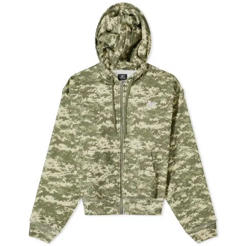 Digi Waffle Zip Hoodie