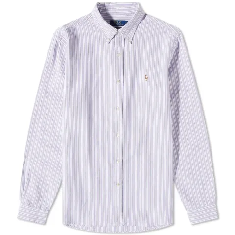 Broad Stripe Button Down Shirt