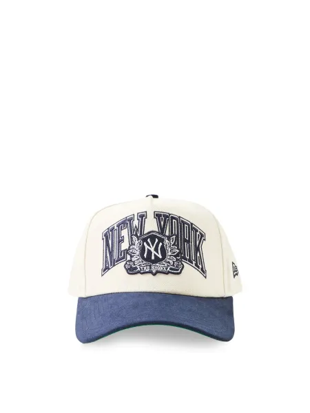 New Era Wordmark Suede E-Frame NY Cap