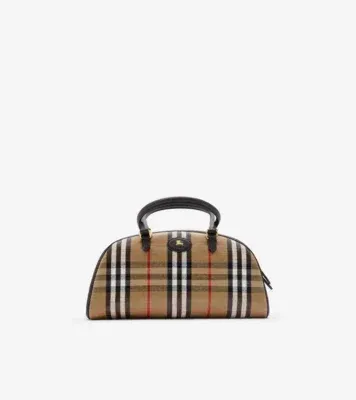 Highlands Bowling Bag​ in Sand beige - Women, Linen, Cotton