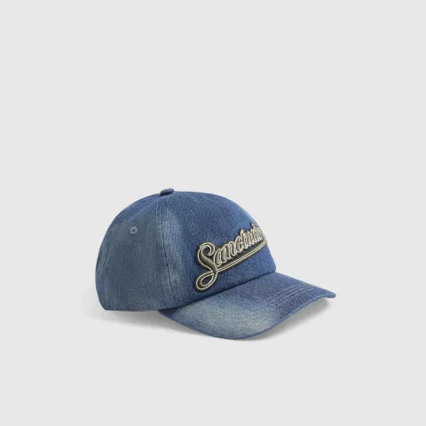 River Island Sanctuaire Denim Washed Cap