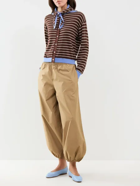 FRNCH Wool Blend Kastro Cardigan & Scarf Set