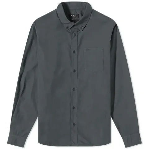 A.P.C. Edouard Button Down Logo Shirt
