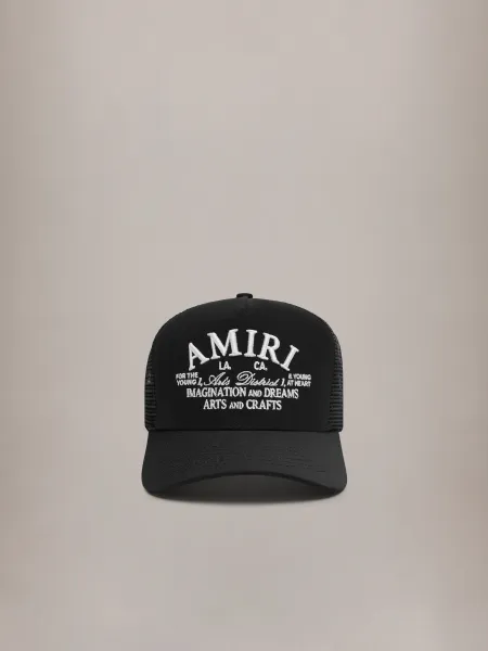 Arts District Trucker Hat - Black