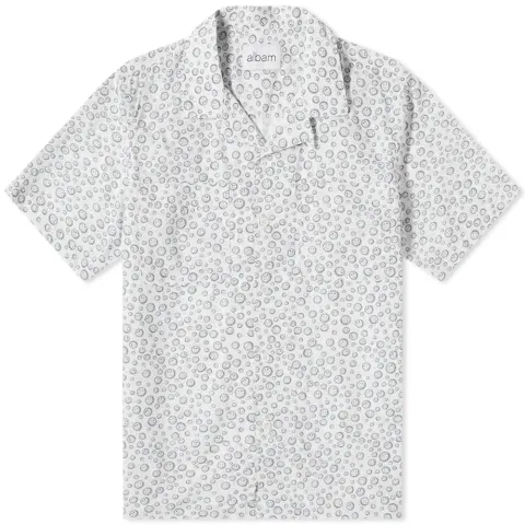 Short Sleeve Sunny Face Vacation Shirt