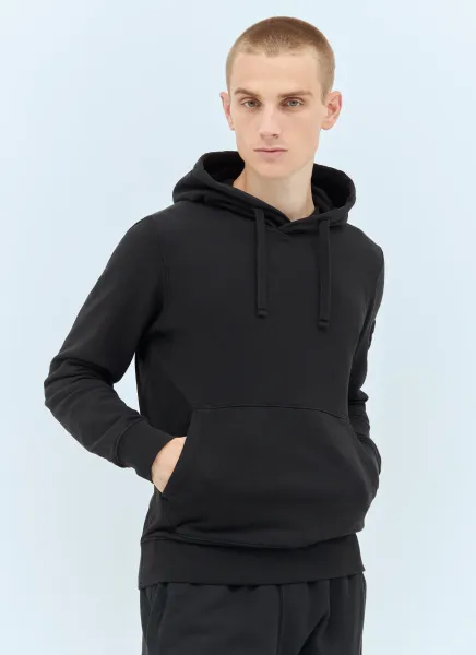 Logo Patch Hooded Sweatshirt