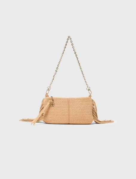 Miss M natural-look Pouch bag