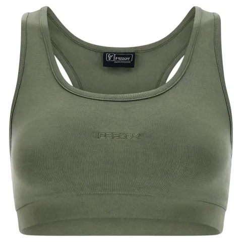 Freddy Crop Top - Military Green