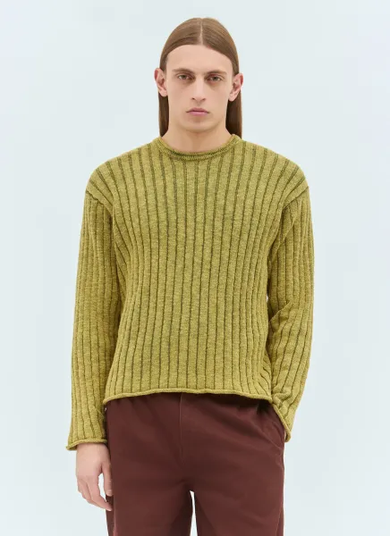 Ribbed Crewneck Sweater