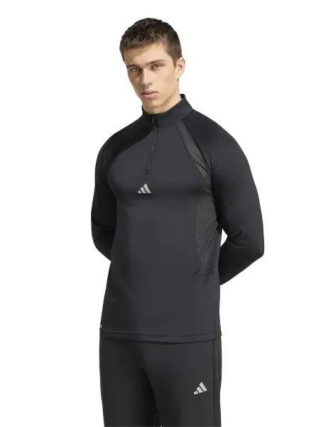 Adidas Tech Apparel 1/4 Zip Sweatshirt Black/Black