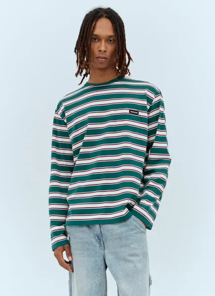 Long-Sleeve Striped T-Shirt