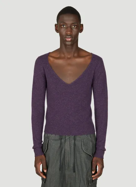 Wool V Neck Sweater