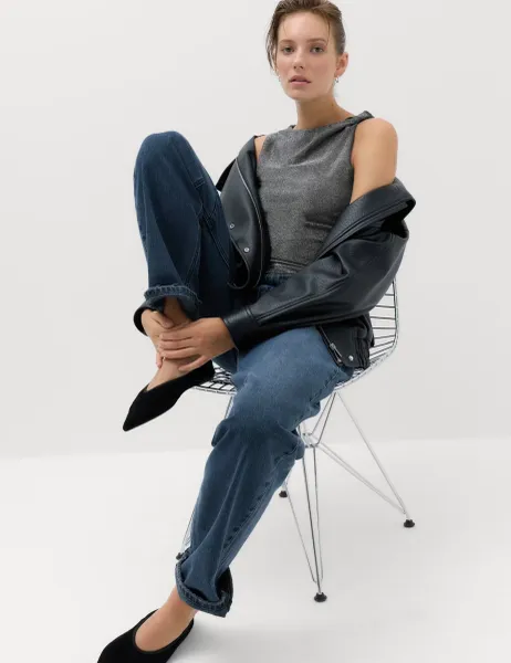 Marks & Spencer Printed Off The Shoulder Vest
