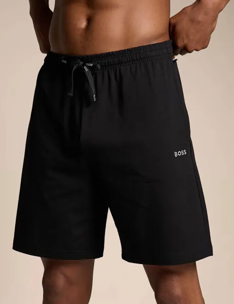 Boss Cotton Rich Jersey Drawstring Shorts