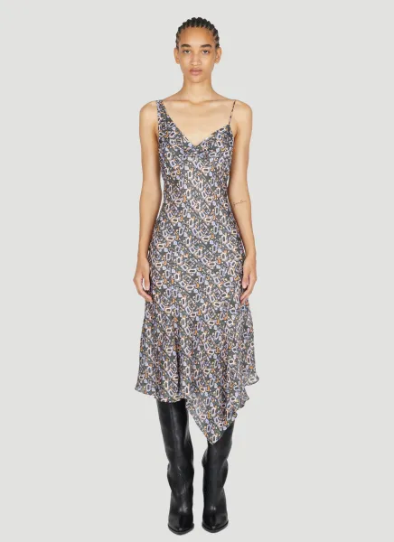 Lucia Printed Midi Dress