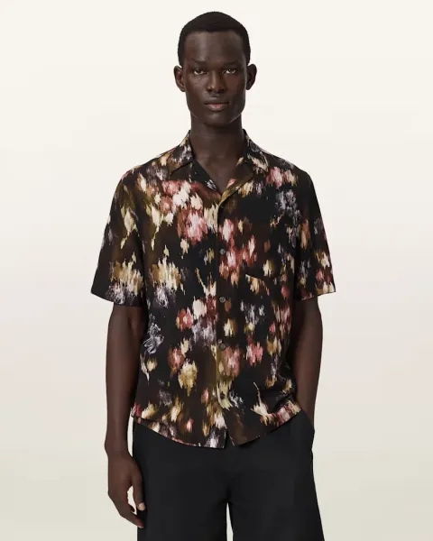Wildflower Short Sleeve Floral Printed Shirt