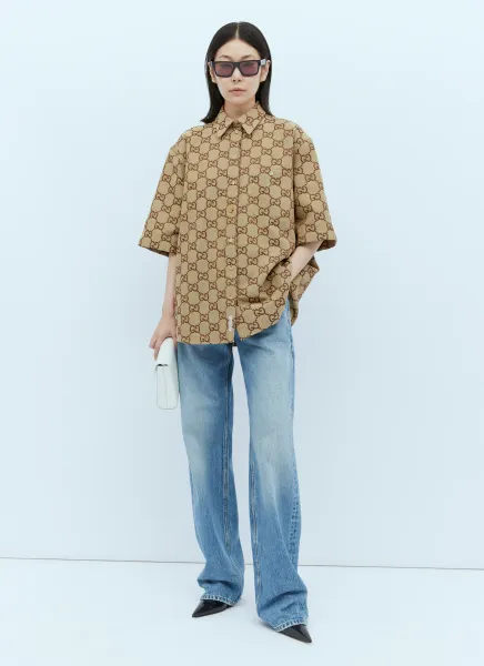 Maxi GG Canvas Shirt