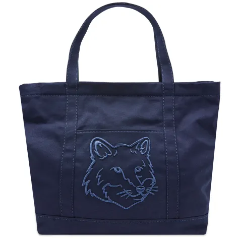 Fox Head Large Tote Bag