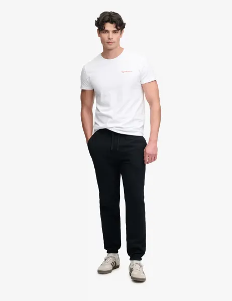 Superdry & Co Slim Fit Cuffed Joggers Black