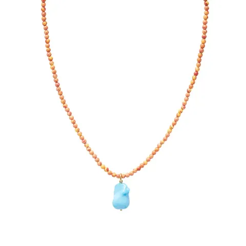 Beaded Pearl Necklace