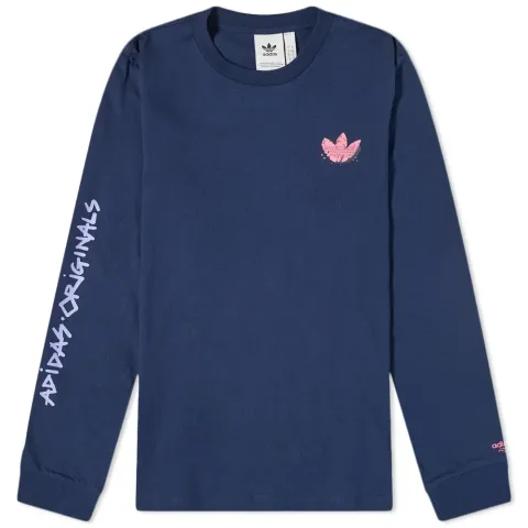 Graphic Trefoil Logo Long Sleeve T-Shirt