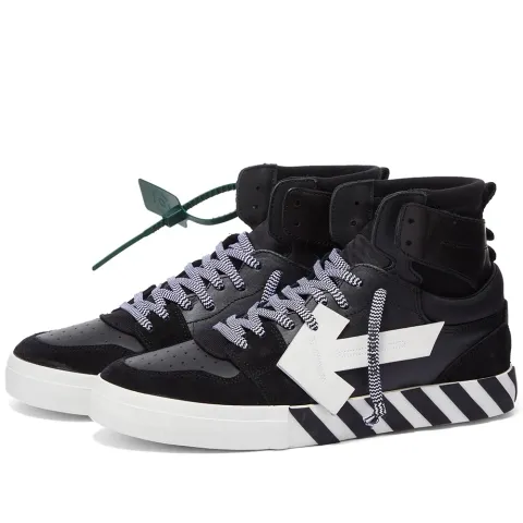 High Top Vulcanized Leather Sneaker