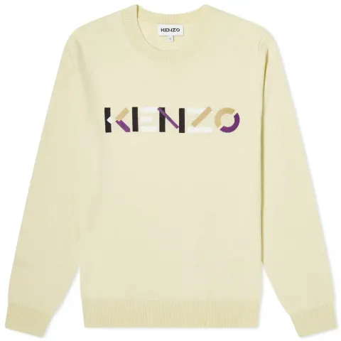 Embroidered Logo Crew Knit
