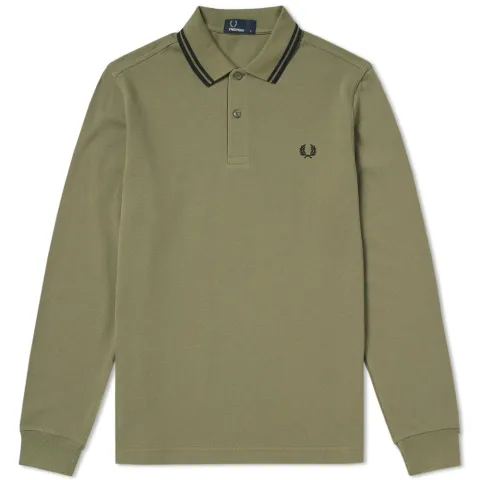 Fred Perry Long Sleeve Twin Tipped Polo