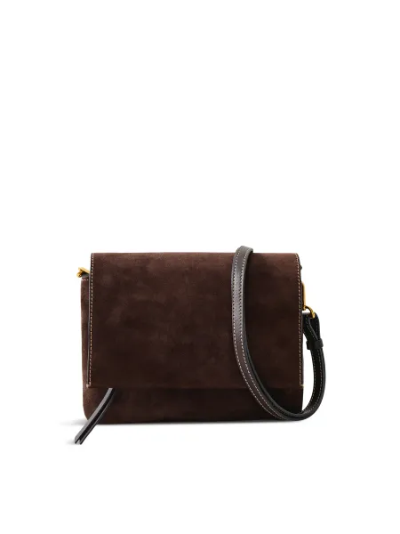 Three Suede Small Crossbody Bag
