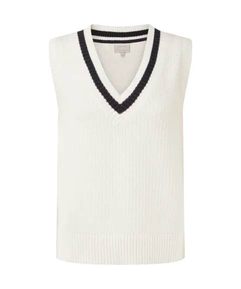 Schöffel Country Hambledon Vest - Soft White/Navy