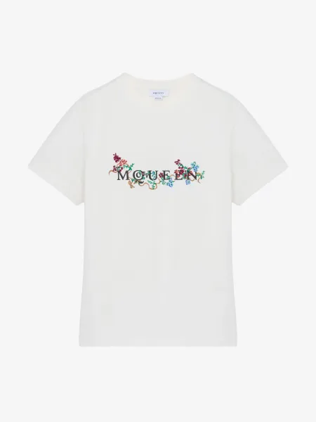 Floral McQueen Logo T-shirt