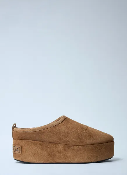 Suede Mules