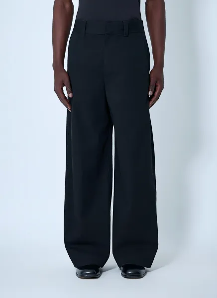 Wide-Leg Tailored Trousers