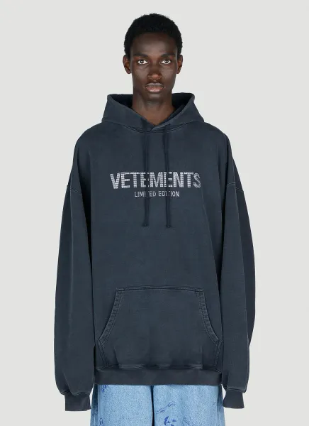 Limited Edition Crystal Logo Hooded Sweatshirt