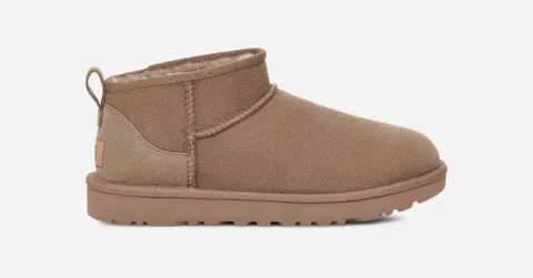 Classic Ultra Mini Boot for Women, Twinface/Polyester/Leather