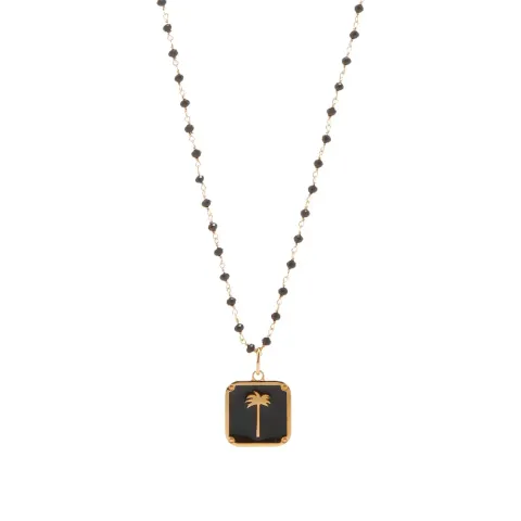 Palm Pendant And Necklace