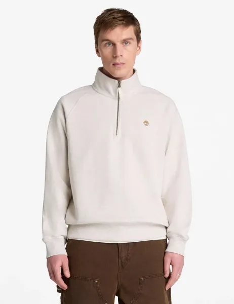 Timberland Exeter River Quarter Zip Sweatshirt Oatmeal