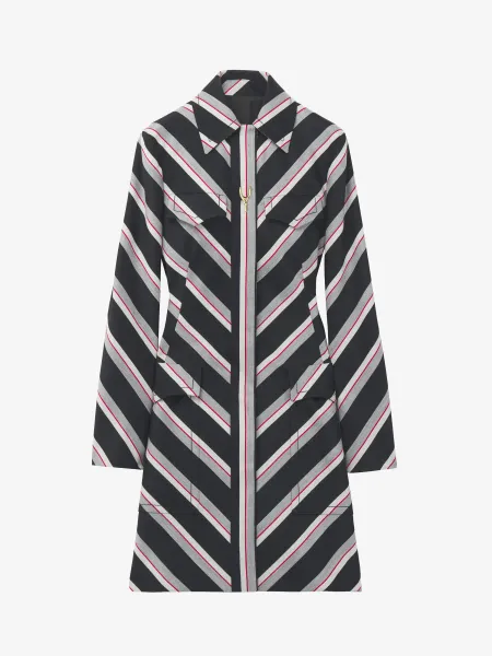 Chevron Stripe Coat