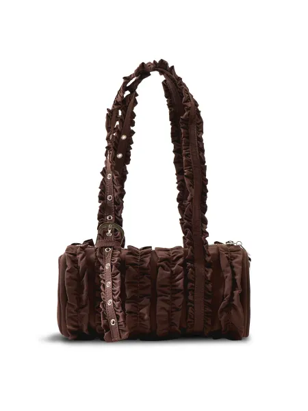 Damson Madder Waverly Mini Ruffle Barrel Bag