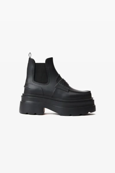 Carter 75mm Ankle Platform Boot in Rubber