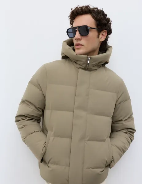 Autograph Feather & Down Puffer Jacket with Stormwear Sable
