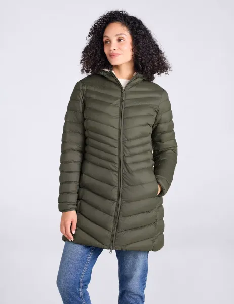Mountain Warehouse Florence Padded Fleece Lined Jacket Khaki