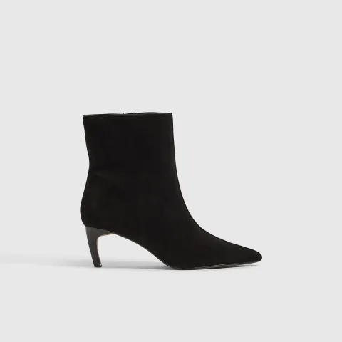River Island Suede Centre Seam Ankle Boots
